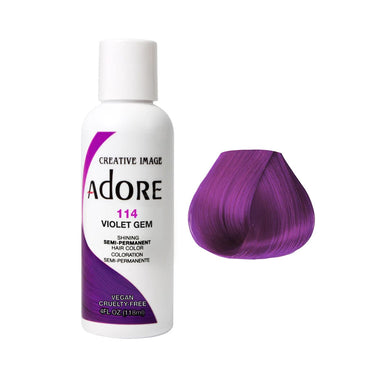 ADORE_Violet Gem 114 semi-permanent hair color_Cosmetic World